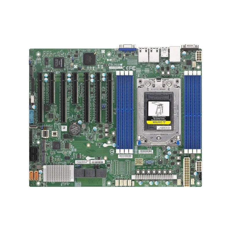 SUPERMICRO MB 1xSP3 (Epyc 7002 SoC), 8x DDR4, 8x SATA + 8xSATA/SAS(3008), 2x M.2, PCIe 4.0 (5 x16, 2 x8), 2x 1Gb, IPMI