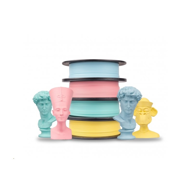 Filament PM - 1,75mm PLA+ Pastel Pack + Vzorky