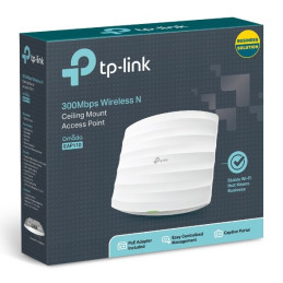 300 Mbps Ceiling Mount Wi-Fi Access Point PORT: 1× 10/100 Mbps RJ45 Port SPEED: 300 Mbps at 2.4 GHz FEATURE: Passive Po