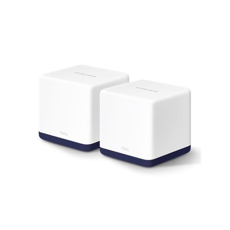 AC1900 Whole Home Mesh Wi-Fi System SPEED: 600 Mbps at 2.4 GHz + 1300 Mbps at 5 GHz SPEC: 3× Internal Antennas, 3× Gigab