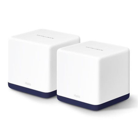 AC1900 Whole Home Mesh Wi-Fi System SPEED: 600 Mbps at 2.4 GHz + 1300 Mbps at 5 GHz SPEC: 3× Internal Antennas, 3× Gigab