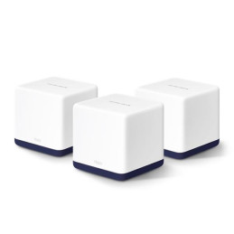 AC1900 Whole Home Mesh Wi-Fi System SPEED: 600 Mbps at 2.4 GHz + 1300 Mbps at 5 GHz SPEC: 3× Internal Antennas, 3× Gigab
