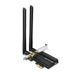 AXE5400 Tri-Band Wi-Fi 6E Bluetooth PCI Express Adapter SPEED: 2402 Mbps at 6 GHz + 2402 Mbps at 5 GHz + 574 Mbps at 2