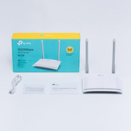N300 Wi-Fi Router SPEED: 300 Mbps at 2.4 GHz SPEC: 2× Antennas, 1× 10/100M WAN Port + 2× 10/100M LAN Ports FEATURE: Teth