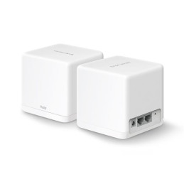 AC1300 Whole Home Mesh Wi-Fi System SPEED: 400 Mbps at 2.4 GHz + 867 Mbps at 5 GHz SPEC: 2× Internal Antennas, 2× Gigabi