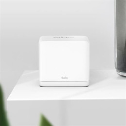 AC1300 Whole Home Mesh Wi-Fi System SPEED: 400 Mbps at 2.4 GHz + 867 Mbps at 5 GHz SPEC: 2× Internal Antennas, 2× Gigabi