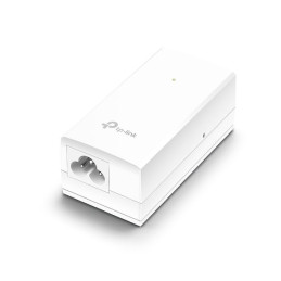 Omada 24V Passive PoE Injector Adapter PORT: 1× Gigabit PoE Port, 1× Gigabit Non-PoE Port SPEC: Data and Power Carried o
