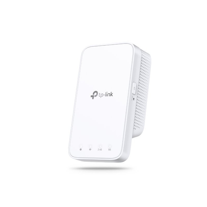 AC1200 Wi-Fi Range Extender SPEED: 300Mbps at 2.4GHz + 867Mbps at 5GHz SPEC: 2 × Internal Antennas, Wall Plugged FEATURE