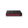 8-Port Gigabit Desktop Switch SPEC: 8× Gigabit Ports, Plastic Case FEATURE: Plug and Play, Power Saving