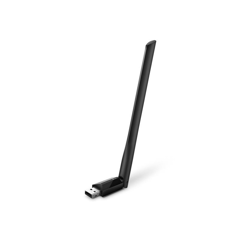 AC600 High Gain Dual Band Wi-Fi USB Adapter SPEED: 433 Mbps at 5 GHz + 200 Mbps at 2.4 GHz SPEC: 1× High Gian External A