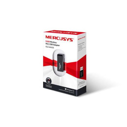 N300 Wireless Mini USB Adapter SPEED: 300 Mbps at 2.4 GHz SPEC: 2× Internal Antennas, USB 2.0 FEATURE: Mini Size