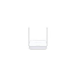 300Mbps Wireless N Router SPEED: 300 Mbps at 2.4 GHz SPEC: 2× Fixed External Antennas, 2× 10/100 Mbps LAN Ports, 1× 10/1