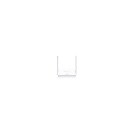 300Mbps Wireless N Router SPEED: 300 Mbps at 2.4 GHz SPEC: 2× Fixed External Antennas, 2× 10/100 Mbps LAN Ports, 1× 10/1