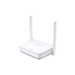 300Mbps Wireless N Router SPEED: 300 Mbps at 2.4 GHz SPEC: 2× Fixed External Antennas, 2× 10/100 Mbps LAN Ports, 1× 10/1