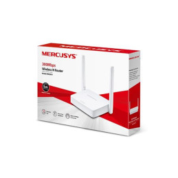 300Mbps Wireless N Router SPEED: 300 Mbps at 2.4 GHz SPEC: 2× Fixed External Antennas, 2× 10/100 Mbps LAN Ports, 1× 10/1