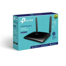 AC750 Wireless Dual Band 4G LTE Router Build-In 150Mbps 4G LTE Modem SPEED: 433 Mbps at 5 GHz + 300 Mbps at 2.4 GHz, 4G