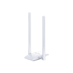 300Mbps High Gain Wireless USB Adapter SPEED: 300 Mbps at 2.4 GHz SPEC: 2× High Gain External Antennas, Micro USB 2.0 F