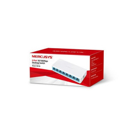 8-Port 10/100Mbps Desktop Switch SPEC: 8× 10/100 Mbps Ports, Plastic Case FEATURE: Plug and Play