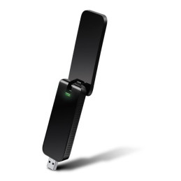 AC1300 High Gain Dual Band Wi-Fi USB Adapter SPEED: 867 Mbps at 5 GHz + 400 Mbps at 2.4 GHz SPEC: 2× High Gian External