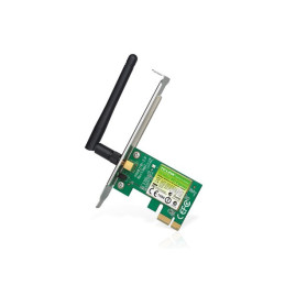 150Mbps Wi-Fi PCI Express Adapter SPEED: 150 Mbps at 2.4 GHz SPEC: 1× High Gain External Antennas