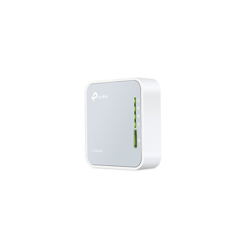 AC750 Mini Pocket Wi-Fi Router SPEED: 433 Mbps at 5 GHz + 300 Mbps at 2.4 GHz SPEC: 3× Internal Antennas, 1× Fast Ethern