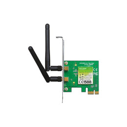 300Mbps Wi-Fi PCI Express Adapter SPEED: 300 Mbps at 2.4 GHz SPEC: 2× High Gain External Antennas