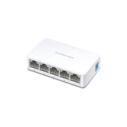 5-Port 10/100Mbps Desktop Switch SPEC: 5× 10/100 Mbps Ports, Plastic Case FEATURE: Plug and Play