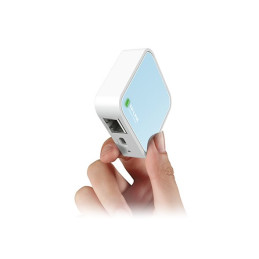 N300 Nano Pocket Wi-Fi Router SPEED: 300 Mbps at 2.4 GHz SPEC: 2× Internal Antennas, 1× Fast Ethernet WAN/LAN Port, 1× M