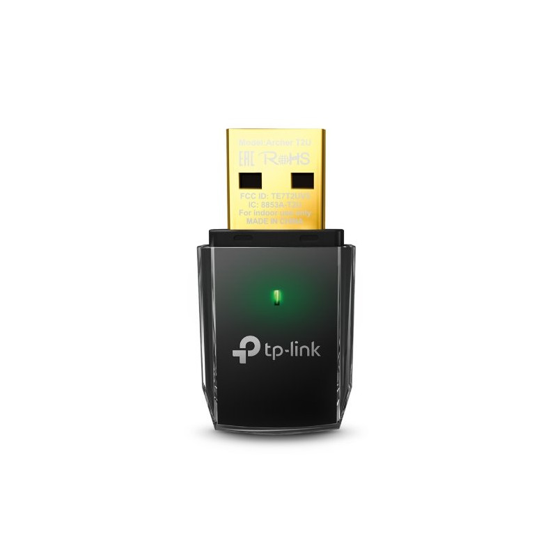 AC600 Mini Dual Band Wi-Fi USB Adapter SPEED: 433 Mbps at 5 GHz + 200 Mbps at 2.4 GHz SPEC: USB 2.0