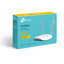 N300 Wi-Fi Access Point SPEED: 300 Mbps at 2.4 GHz SPEC: 2× Fixed Antennas, 1× 10/100M Port FEATURE: Passive PoE Suppor