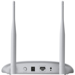 N300 Wi-Fi Access Point SPEED: 300 Mbps at 2.4 GHz SPEC: 2× Fixed Antennas, 1× 10/100M Port FEATURE: Passive PoE Suppor