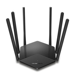 AC1900 Wireless Dual Band Gigabit Router SPEED: 600 Mbps at 2.4 GHz + 1300 Mbps at 5 GHz SPEC: 6× Fixed External Anten