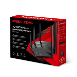 AC1900 Wireless Dual Band Gigabit Router SPEED: 600 Mbps at 2.4 GHz + 1300 Mbps at 5 GHz SPEC: 6× Fixed External Anten