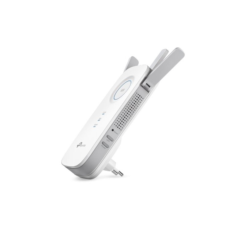 AC1750 Wi-Fi Range Extender SPEED: 450 Mbps at 2.4 GHz + 1300 Mbps at 5 GHz SPEC: 3 × External Antennas, 1 × Gigabit Por
