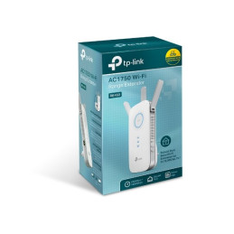AC1750 Wi-Fi Range Extender SPEED: 450 Mbps at 2.4 GHz + 1300 Mbps at 5 GHz SPEC: 3 × External Antennas, 1 × Gigabit Por