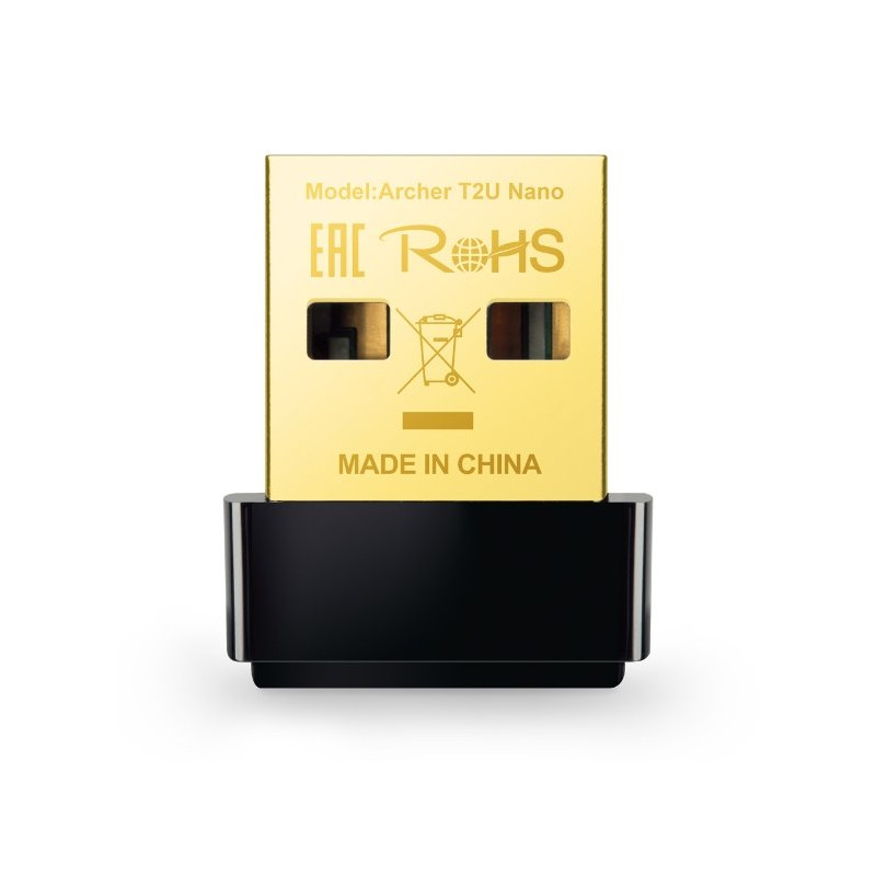 AC600 Nano Dual Band Wi-Fi USB Adapter SPEED: 433 Mbps at 5 GHz + 200 Mbps at 2.4 GHz SPEC: USB 2.0