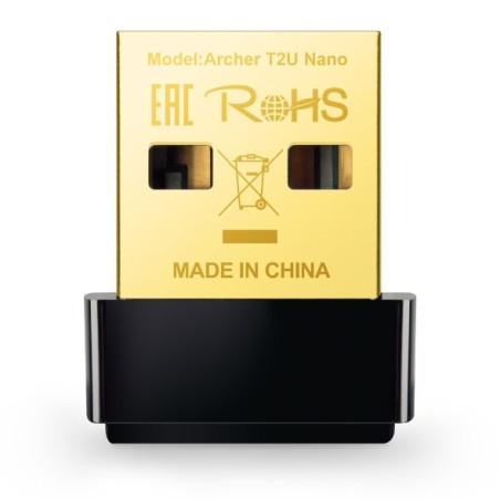 AC600 Nano Dual Band Wi-Fi USB Adapter SPEED: 433 Mbps at 5 GHz + 200 Mbps at 2.4 GHz SPEC: USB 2.0
