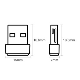 AC600 Nano Dual Band Wi-Fi USB Adapter SPEED: 433 Mbps at 5 GHz + 200 Mbps at 2.4 GHz SPEC: USB 2.0