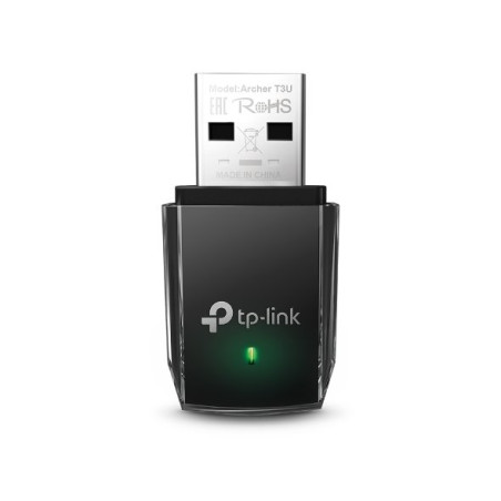 AC1300 Mini Dual Band Wi-Fi USB Adapter SPEED: 867 Mbps at 5 GHz + 400 Mbps at 2.4 GHz SPEC: USB 3.0 FEATURE: MU-MIMO