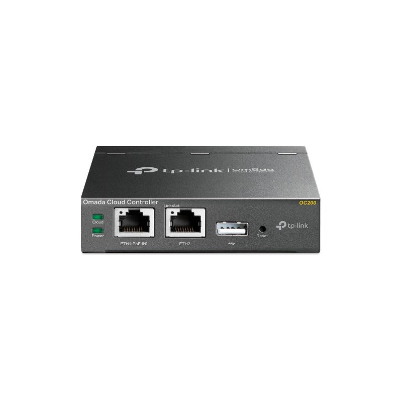 Omada Hardware Controller PORT: 2× 10/100 Mbps Ethernet Ports, 1× USB 2.0 Port, 1× Micro USB Port FEATURE: Cloud Access,