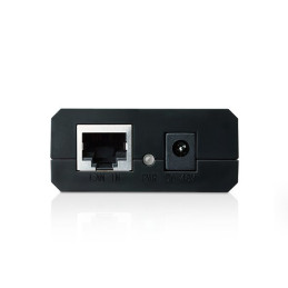 Omada PoE Injector Adapter PORT: 1× Gigabit PoE Port, 1× Gigabit Non-PoE Port SPEC: 802.3af Compliant, Data and Power Ca