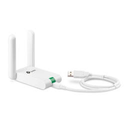 300Mbps High Gain Wi-Fi USB Adapter SPEED: 300 Mbps at 2.4 GHz SPEC: 2× High Gian External Antennas, Mini USB 2.0, Exten
