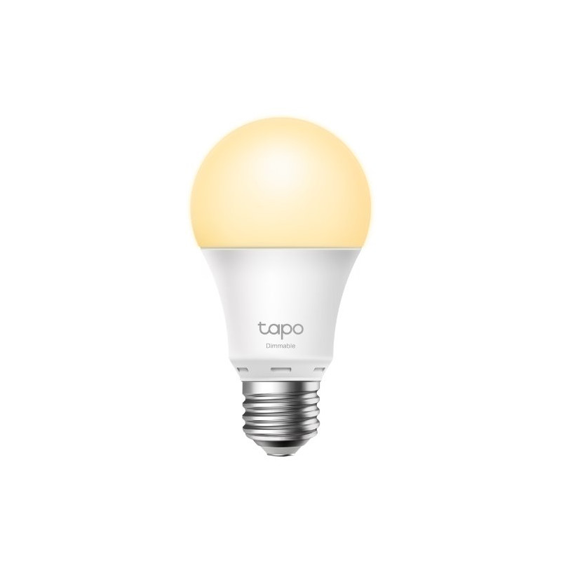 Smart Wi-Fi Light Bulb, Dimmable SPEC: 2.4 GHz, IEEE 802.11b/g/n, E27 Base, 220–240 V, 50/60 Hz, 806 lm, 8.7 W, 2,700 K,