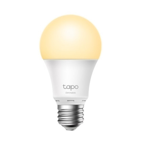 Smart Wi-Fi Light Bulb, Dimmable SPEC: 2.4 GHz, IEEE 802.11b/g/n, E27 Base, 220–240 V, 50/60 Hz, 806 lm, 8.7 W, 2,700 K,