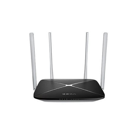 AC1200 Wireless Dual Band Router SPEED: 300 Mbps at 2.4 GHz + 867 Mbps at 5 GHz SPEC: 4× Fixed External Antennas, 3× 10/