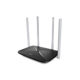 AC1200 Wireless Dual Band Router SPEED: 300 Mbps at 2.4 GHz + 867 Mbps at 5 GHz SPEC: 4× Fixed External Antennas, 3× 10/