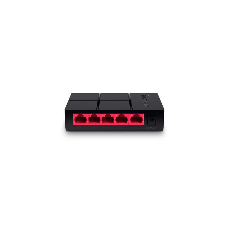 5-Port Gigabit Desktop Switch SPEC: 5× Gigabit Ports, Plastic Case FEATURE: Plug and Play, Power Saving