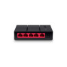 5-Port Gigabit Desktop Switch SPEC: 5× Gigabit Ports, Plastic Case FEATURE: Plug and Play, Power Saving