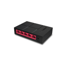 5-Port Gigabit Desktop Switch SPEC: 5× Gigabit Ports, Plastic Case FEATURE: Plug and Play, Power Saving