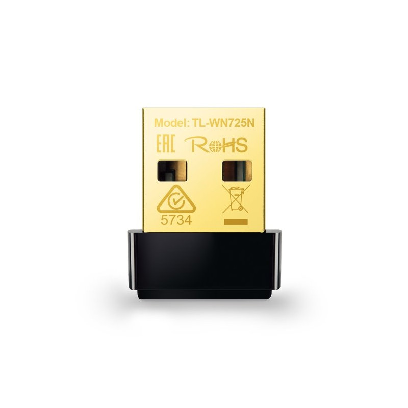 150Mbps Nano Wi-Fi USB Adapter SPEED: 150 Mbps at 2.4 GHz SPEC: USB 2.0